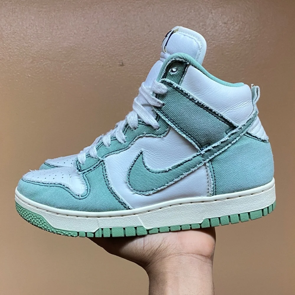 Nike Women’s Dunk High 1985 “Green Denim” Size 6.5